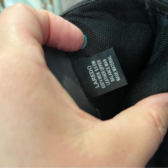 Laredo Men’s Fletcher Western Boots side zipper size 9.5  brown - Picture 7 of 9